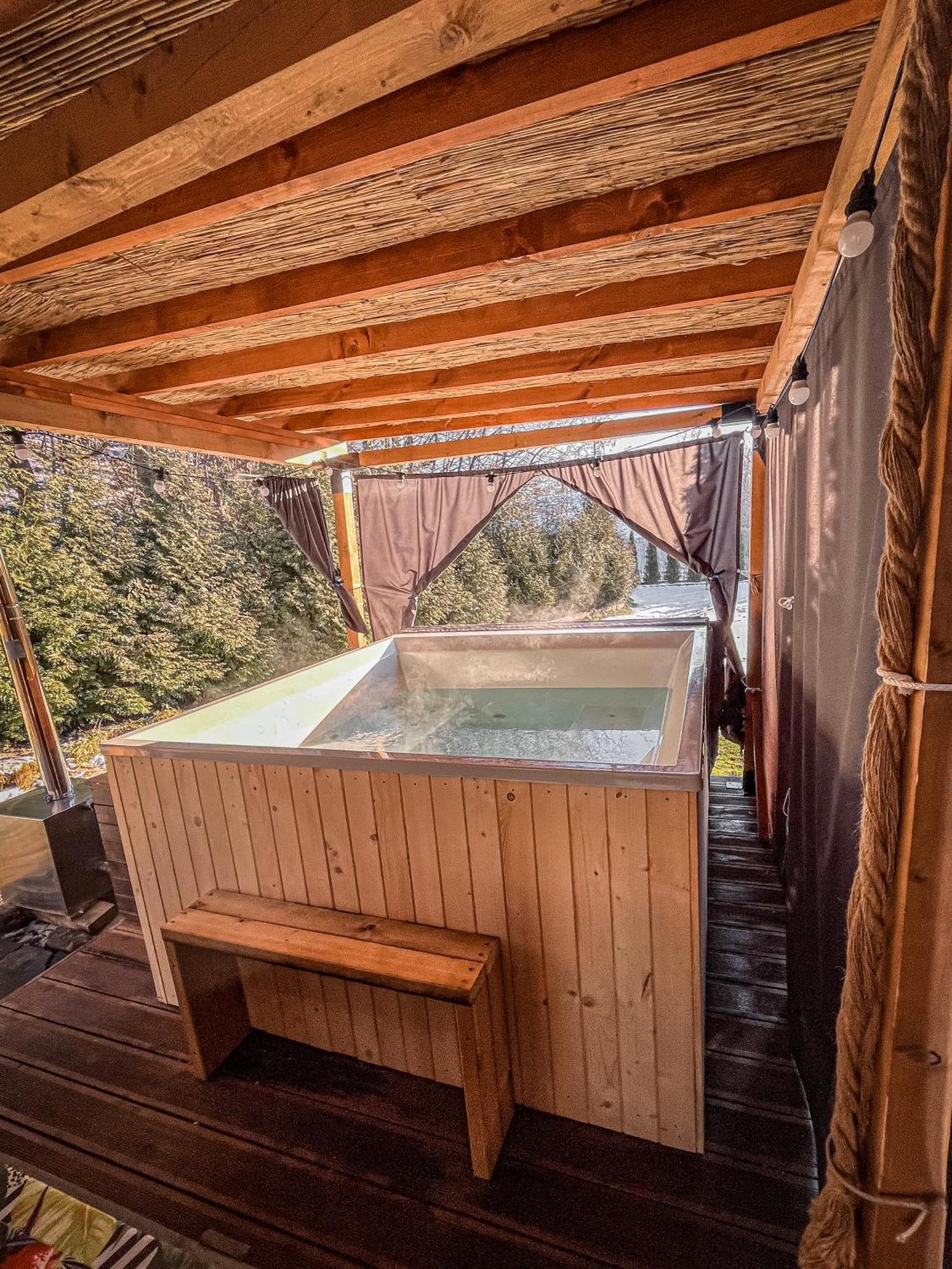 Aloha Glamp - Okragle Domki Przy Rzece - Balia I Sauna - Energylandia Zagornik Eksteriør billede